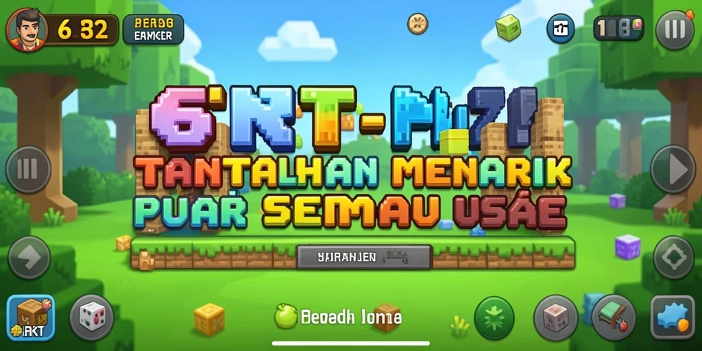 Tampilan gameplay 6RT dengan teka-teki yang menantang.