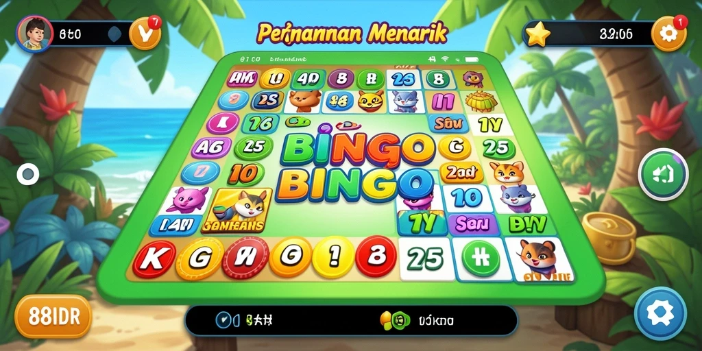 Screenshot utama 88IDR menunjukkan gameplay Bingo yang mendebarkan.