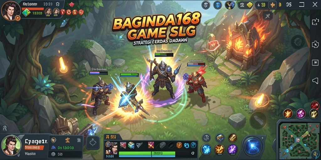 Screenshot gameplay BAGINDA168 menampilkan aksi strategi yang intens.