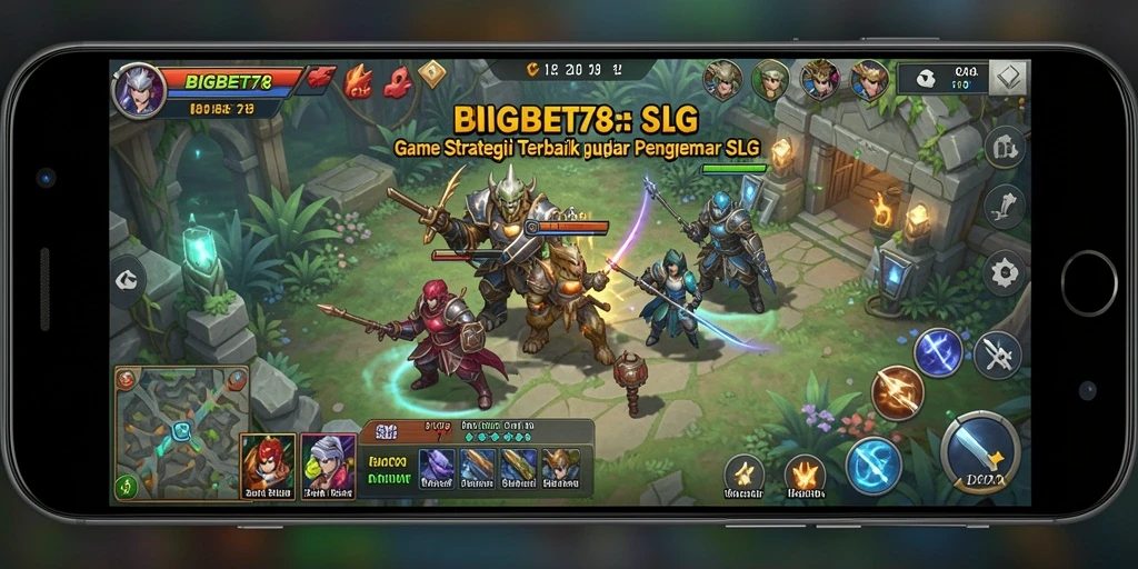 Tangkapan layar menampilkan pertempuran strategi epik dalam BIGBET78.