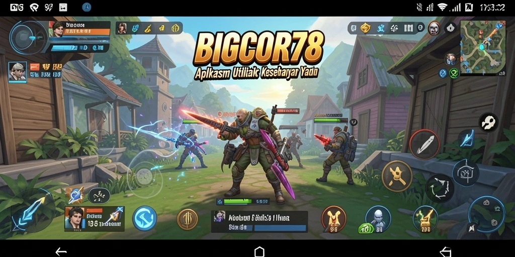 Screenshot utama BIGCOR78 menunjukkan antarmuka intuitif aplikasi Utility.