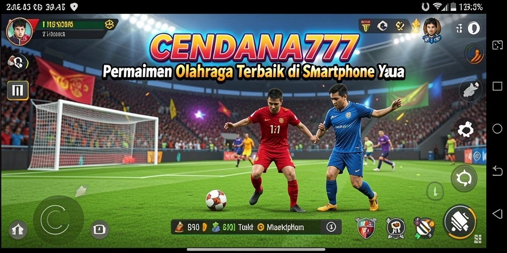 Tampilan gameplay mendebarkan CENDANA777 yang penuh aksi olahraga.