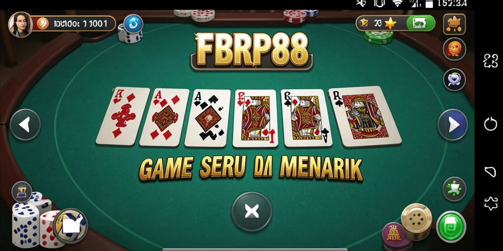 Screenshot gameplay FBRP88 yang menampilkan momen seru bermain Domino.