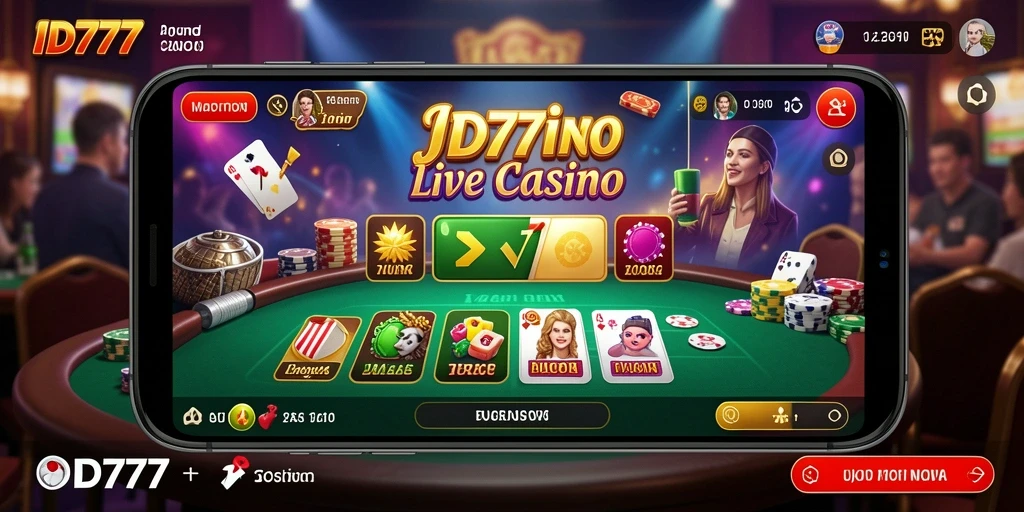 Gameplay Live Casino ID777 dengan dealer langsung yang menarik.