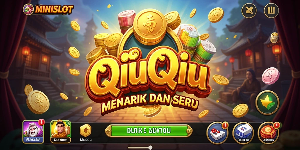 Tampilan permainan QiuQiu yang mengasyikkan di MINISLOT.