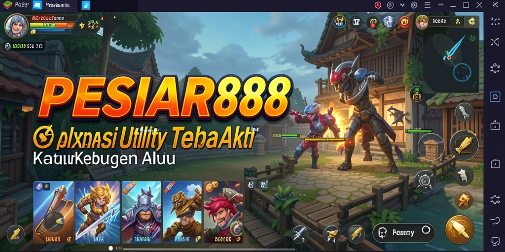 Tampilan antarmuka PESIAR88 yang menarik dan fungsional.