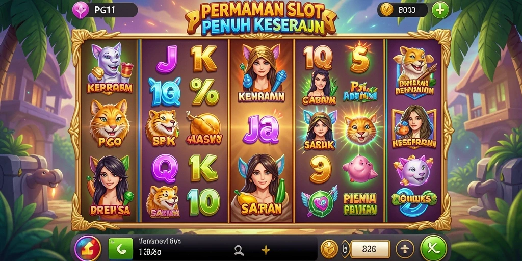 Screenshot PG11 menunjukkan tampilan menarik gameplay Slot.