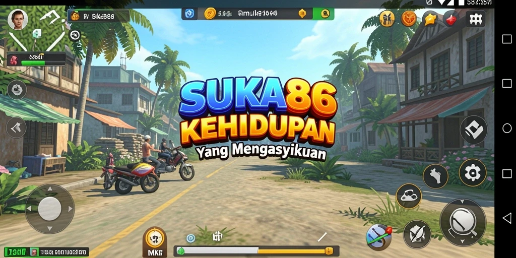 Tampilan gameplay SUKA86 yang realistis dan mendetail.