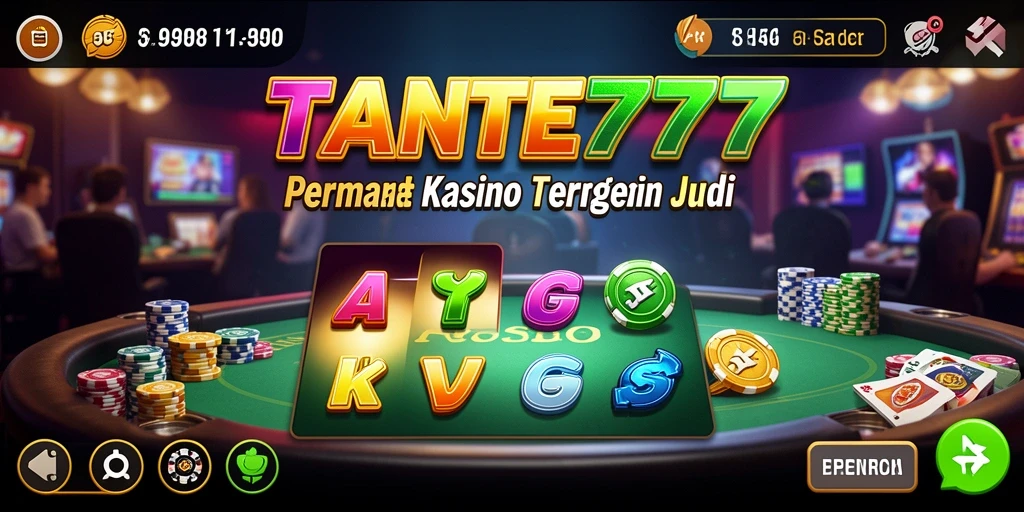 Screenshot gameplay TANTE777 yang menampilkan keseruan permainan Kasino.